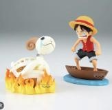 One Piece World Collectable Figure Log Stories Monkey.D.Luffy & Going Merry Bandai / Banpresto