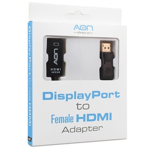 Adaptador AON Display Port A Hembra HDMI – 4k – AO-AD1014