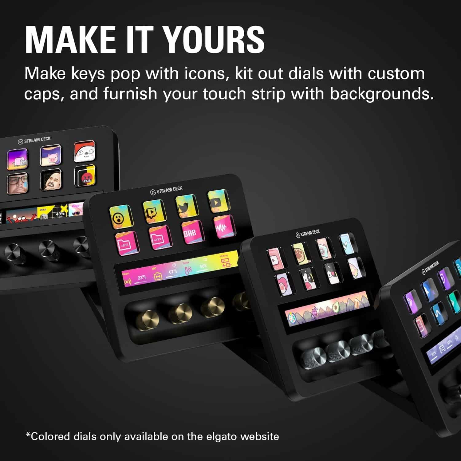 Stream Deck + El Gato – Negro — vista 2