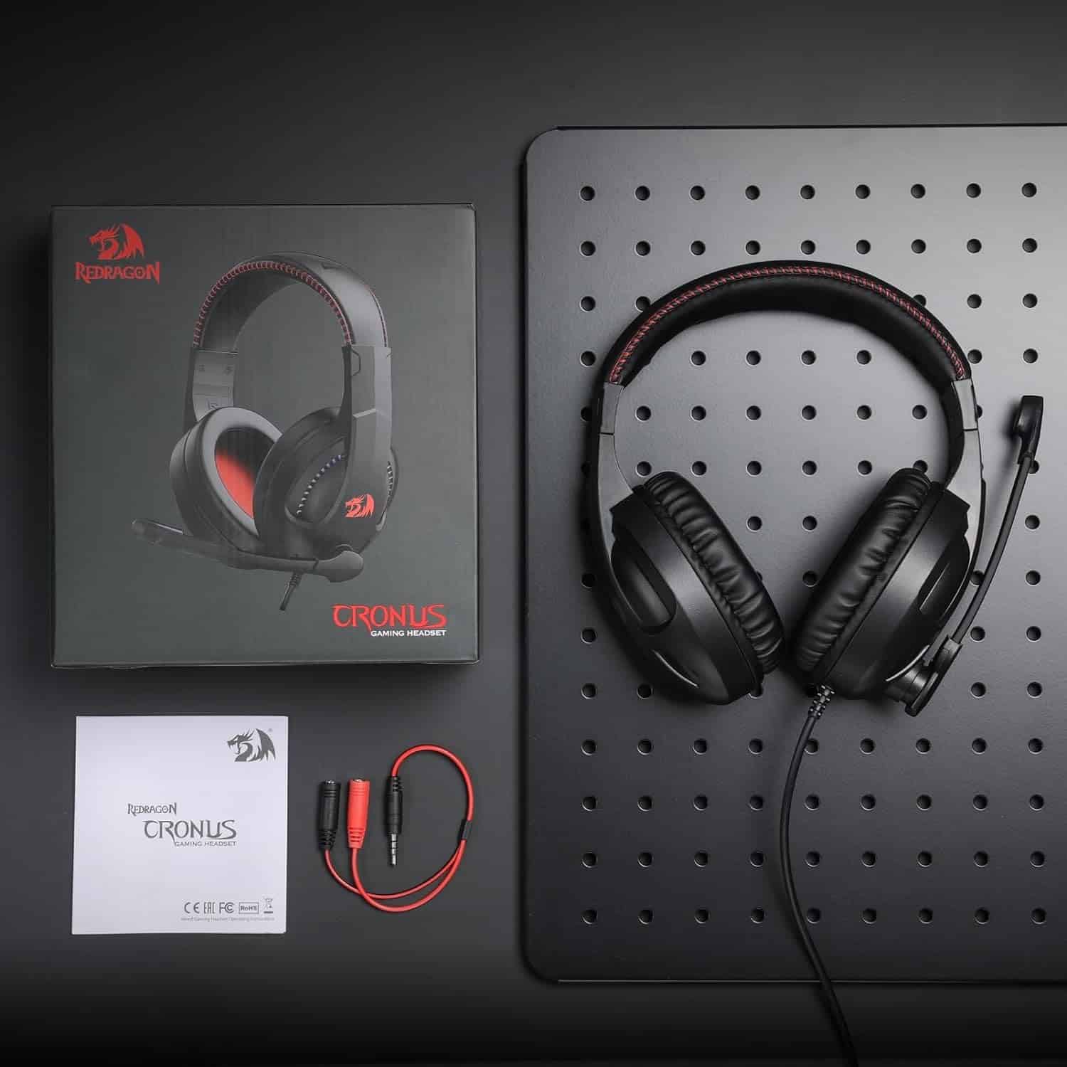 Redragon Cronus – Negro — vista 2