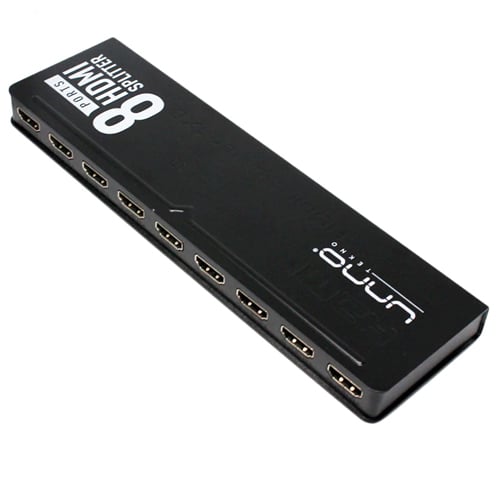 Unno Tekno Splitter HDMI 1 Entrada / 8 Salidas – HB1206BK — vista 3