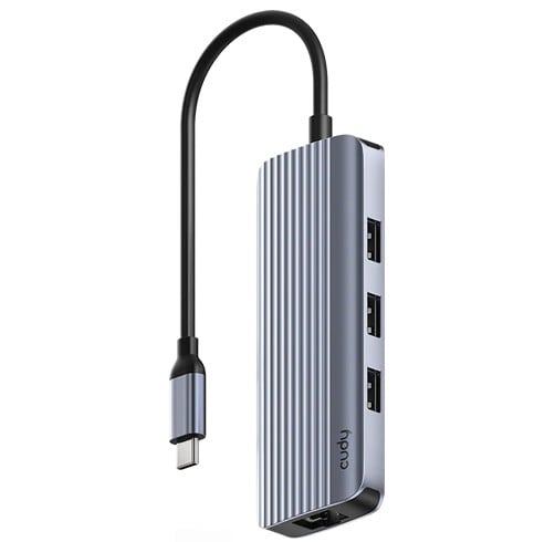 Hub Cudy USB-C – 6 En 1 – UH606