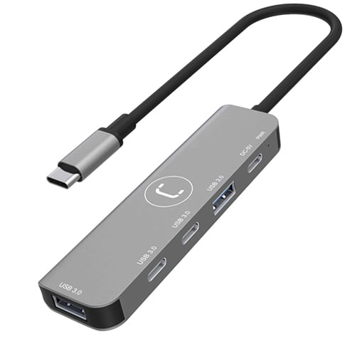 Hub Unno Tekno 4 Puertos – USB C – HB1012GY
