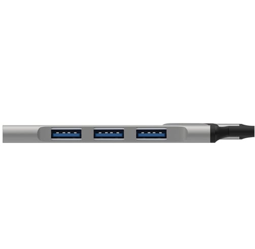 Hub Unno Tekno 2 En 1 – USB C – HB1014GY — vista 2