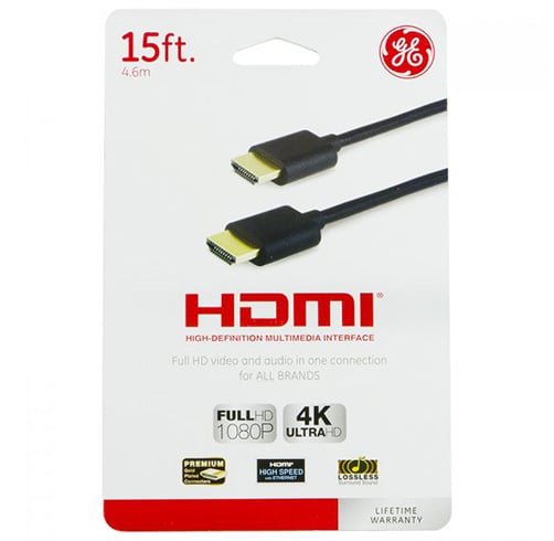 Cable General Electric HDMI A HDMI – FHD – 4.6Mts – 33576 — vista 2