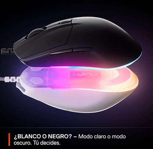 SteelSeries Rival 3 GEN2 – Blanco — vista 3