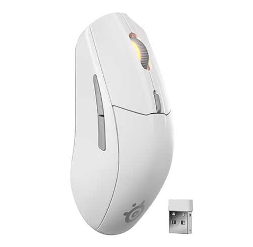 SteelSeries Rival 3 Wireless GEN2 – Blanco — vista 2