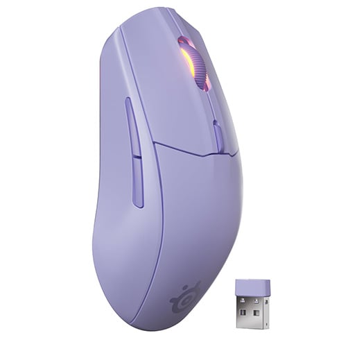 SteelSeries Rival 3 Wireless Gen2 – Lavender — vista 2