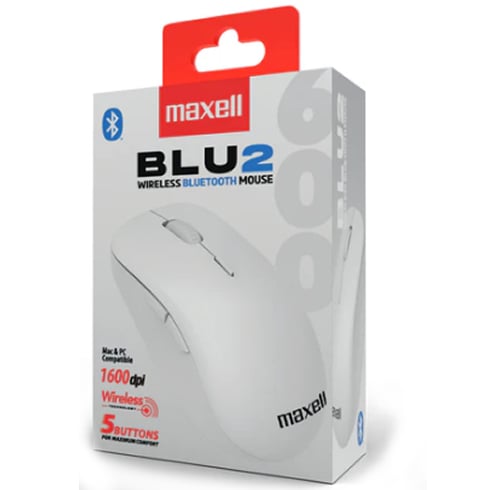 Maxell BLU2 – Bluetooth – 1600 DPI – Blanco – MOWLBT-600 — vista 3