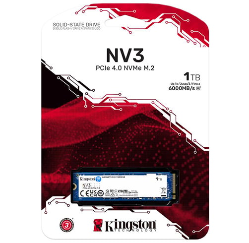 Kingston NV3 1Tb – NVME PCIE 4.0 — vista 2