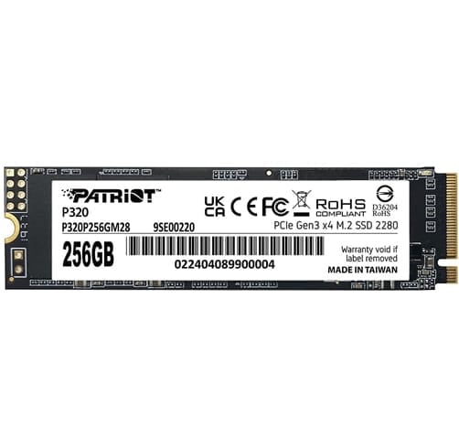Patriot P320 256GB PCIe Gen3 X4