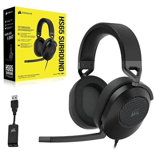 Corsair HS65 Surround Negro — vista 2