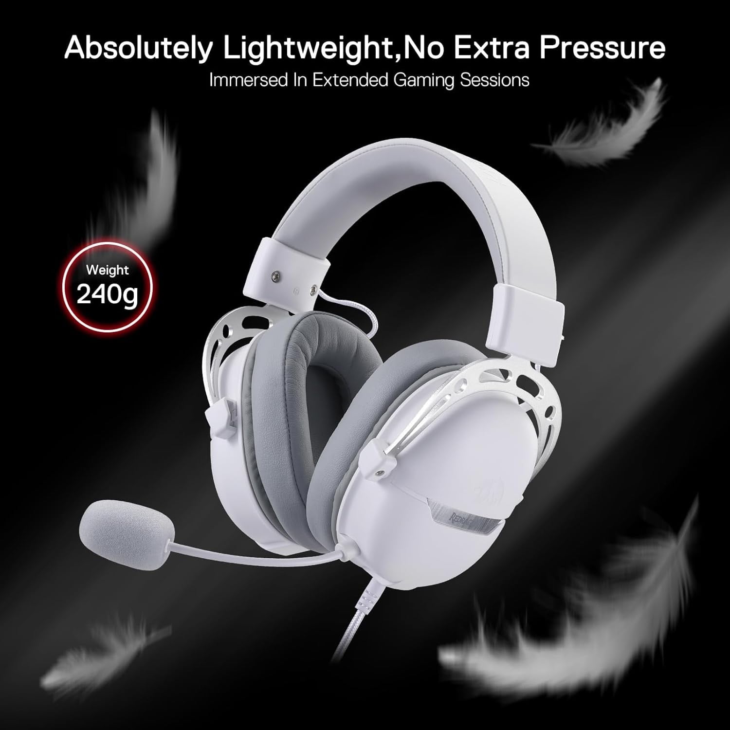 Redragon Aurora – Blanco — vista 2