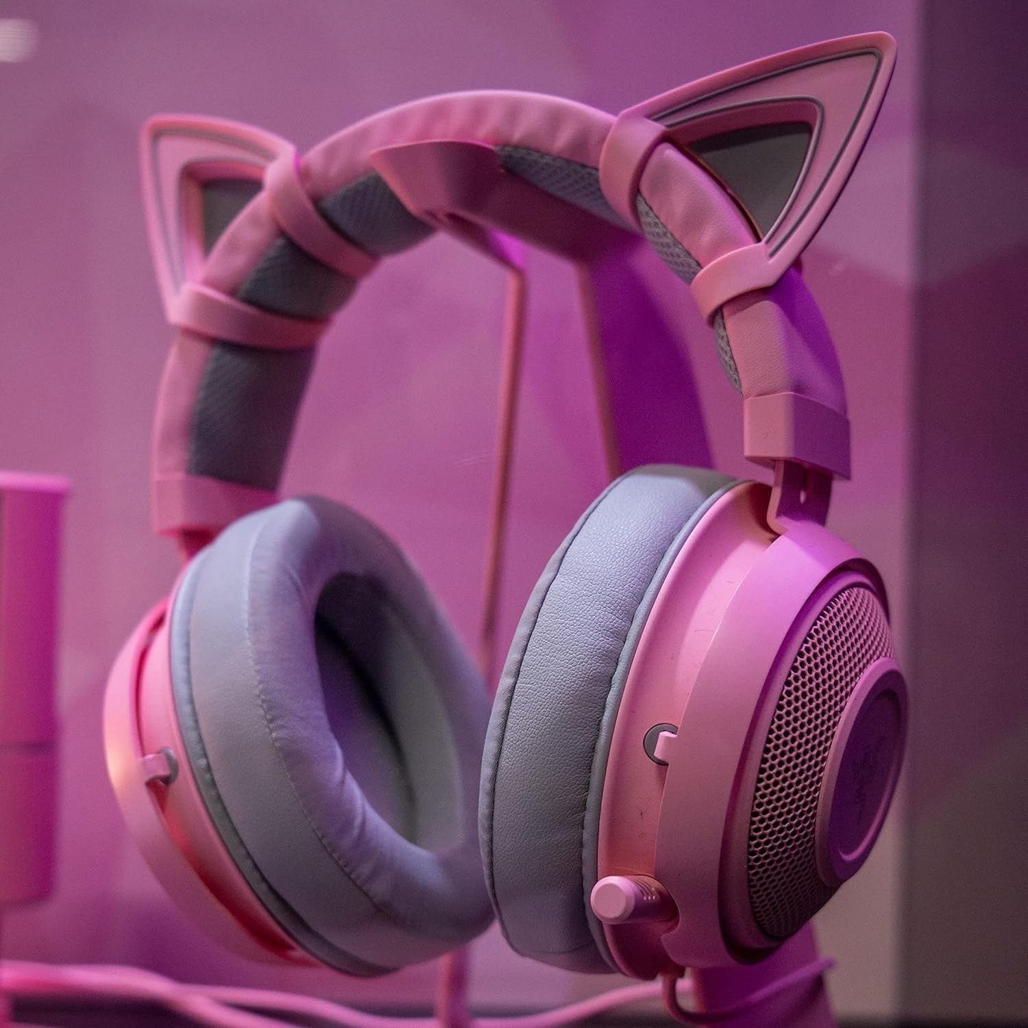 Razer Kitty Ears For Kraken – Quartz Edition — vista 3