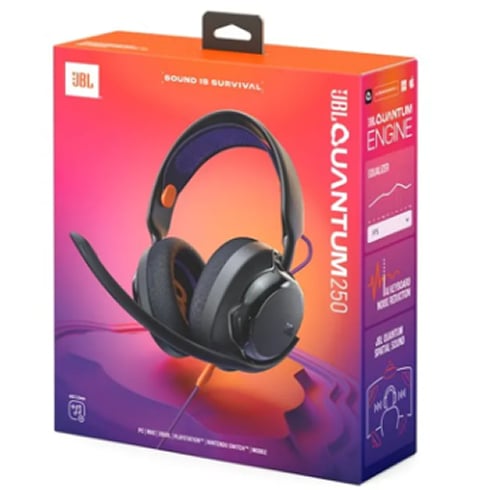 JBL Quantum 250 – Negro — vista 3