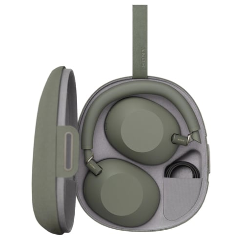 Sony WH-1000XM6 – Wireless – Noise Canceling – Olive Gray — vista 2