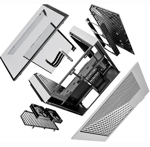 HYTE Y60 – Blanco/Negro — vista 3