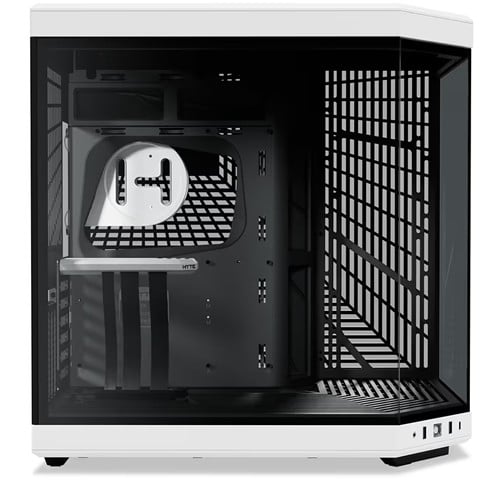 Hyte Y70 – Blanco Negro — vista 2