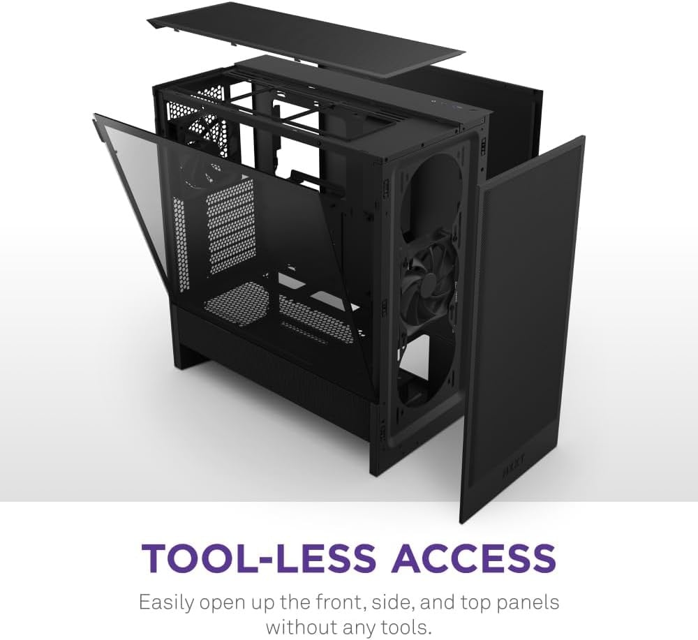 NZXT H5 Flow 2024 – Negro — vista 2