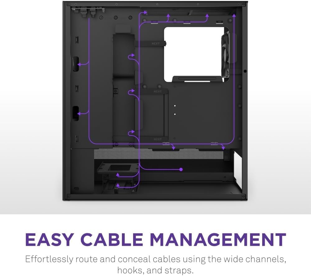 NZXT H5 Flow 2024 – Negro — vista 3