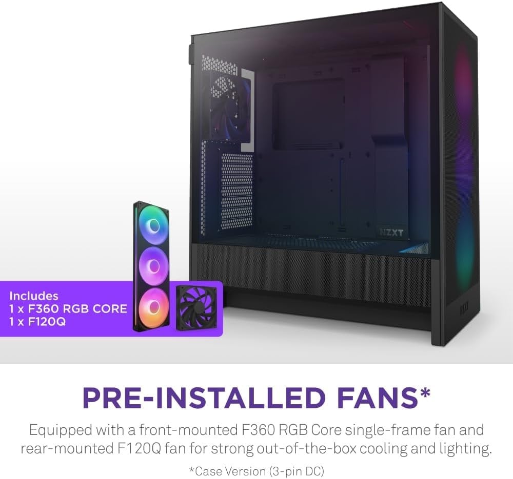 NZXT H5 Flow RGB 2024 – Negro — vista 2