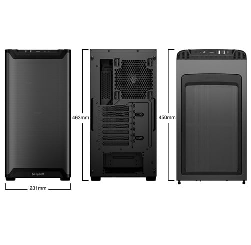 Be Quiet! Pure Base 501 – Negro — vista 2