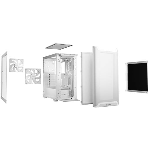 Be Quiet! Pure Base 501 – Blanco — vista 3