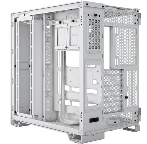 Corsair 6500 Series – Glass Panel – Blanco — vista 2