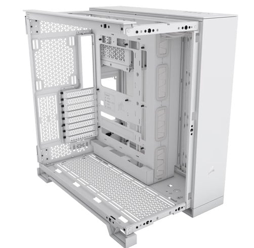 Corsair 6500 Series – Glass Panel – Blanco — vista 3