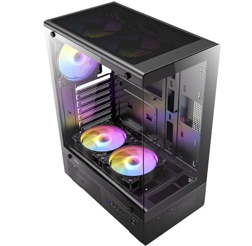 Antec VCX300 RGB Elite – Negro — vista 2