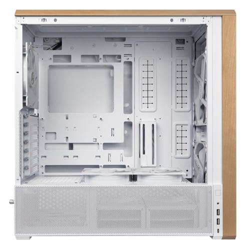 Lian Li Lancool 217 – Madera Genuina – Blanco — vista 2
