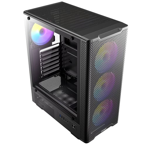 Antec VX310 ARGB – Negro — vista 2