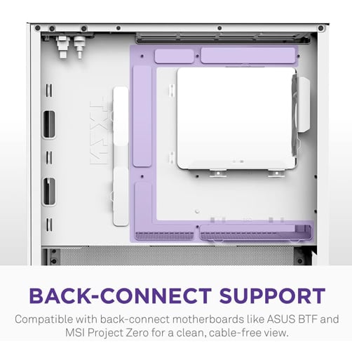 NZXT H3 Flow – Blanco — vista 3