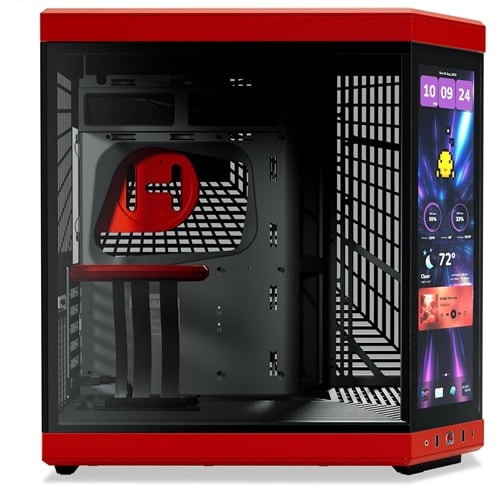 Hyte Y70 Touch Infinite – Black Cherry — vista 3