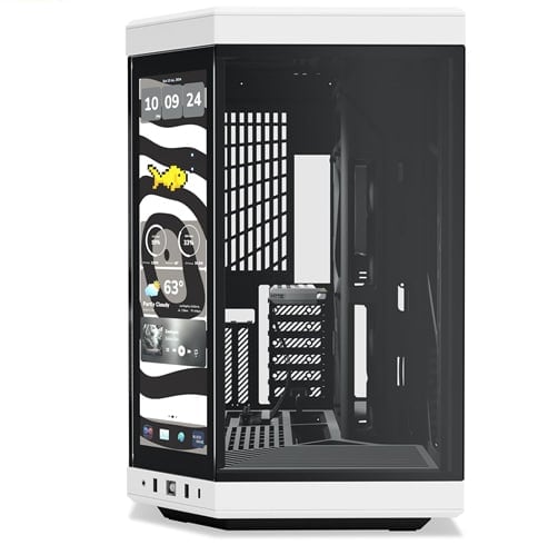 Hyte Y70 Touch Infinite – Blanco Y Negro — vista 2