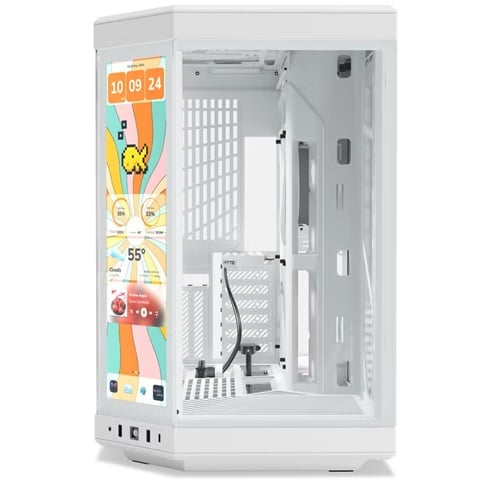 Hyte Y70 Touch Infinite – Snow White — vista 2