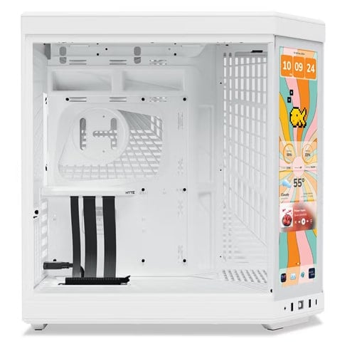 Hyte Y70 Touch Infinite – Snow White — vista 3