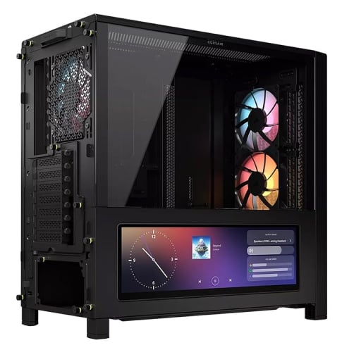 Case Corsair Frame 4000D Xeneon Edge – Negro — vista 2