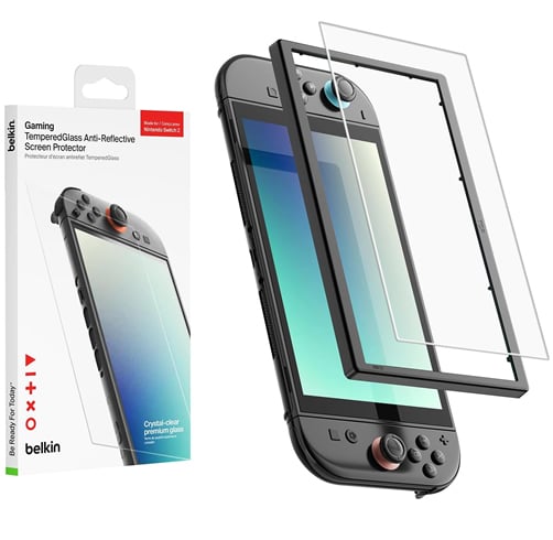 Protector De Pantalla De Vidrio Templado Belkin Nintendo Switch 2