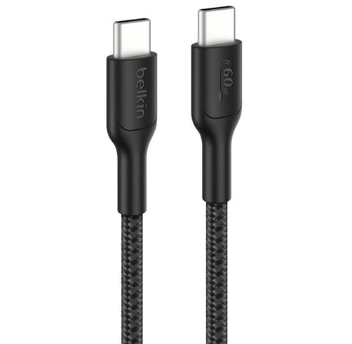 Cable Belkin Trenzado USB-C A USB-C Para Nintendo SWITCH 2 – 60 W – 2 M