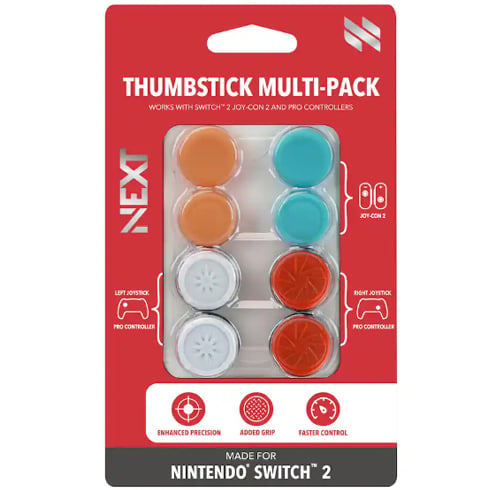 Next Thumbstick Multi-Pack Para Joy-Con 2/ Pro Controller