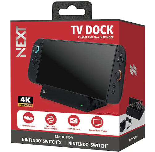 Next Base De Carga Charge And Play Para Nintendo Switch/Nintendo Switch 2