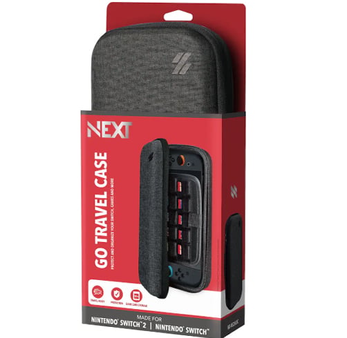 Next Estuche Go Travel Para Nintendo Switch/Nintendo Switch 2 – Negro