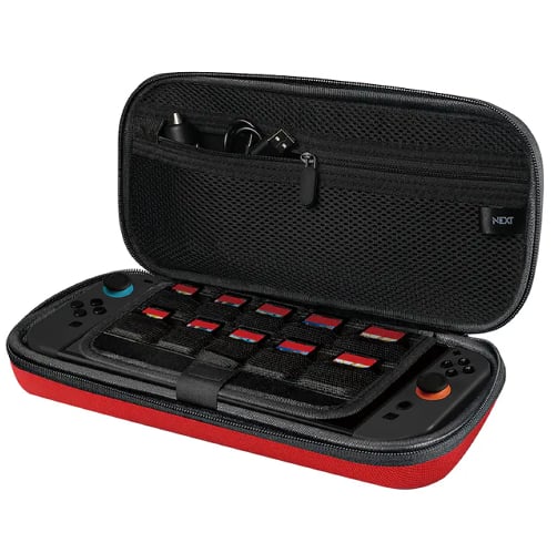 Next Estuche Go Travel Para Nintendo Switch/Nintendo Switch 2 – Rojo — vista 3