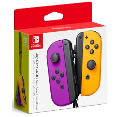 Nintendo Joy-Con Controller Neon Purlpe/Orange
