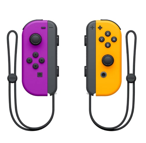 Nintendo Joy-Con Controller Neon Purlpe/Orange — vista 2