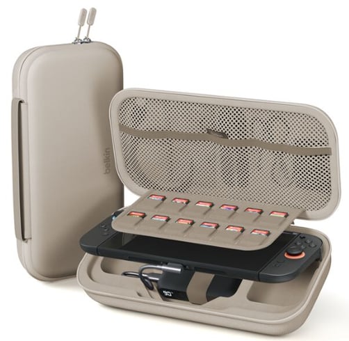 Belkin Charging Case Gaming Para Nintendo Switch 2 – Beige