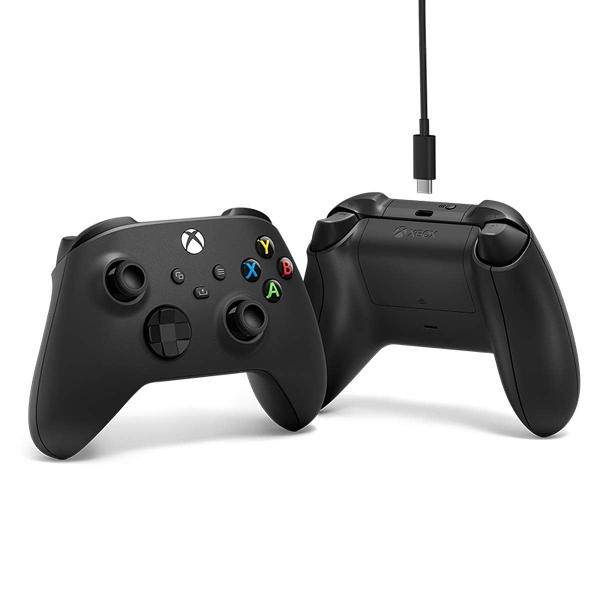 Control Wireless Xbox Series X/S – Negro + Cable USB C — vista 3