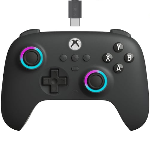 8BitDo Ultimate C Wired – Xbox – RGB – 1 Mes De Game Pass – Negro