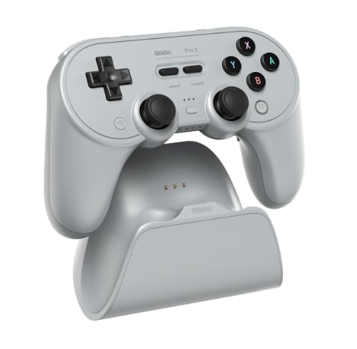 8BitDo Pro 3 Bluetooth GamePad – 2.4G – Gris — vista 2